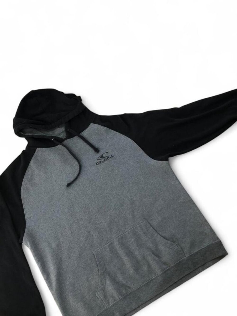 O'Neill Men’s XL Y2K Black & Gray Sweater Winter Hoodie
